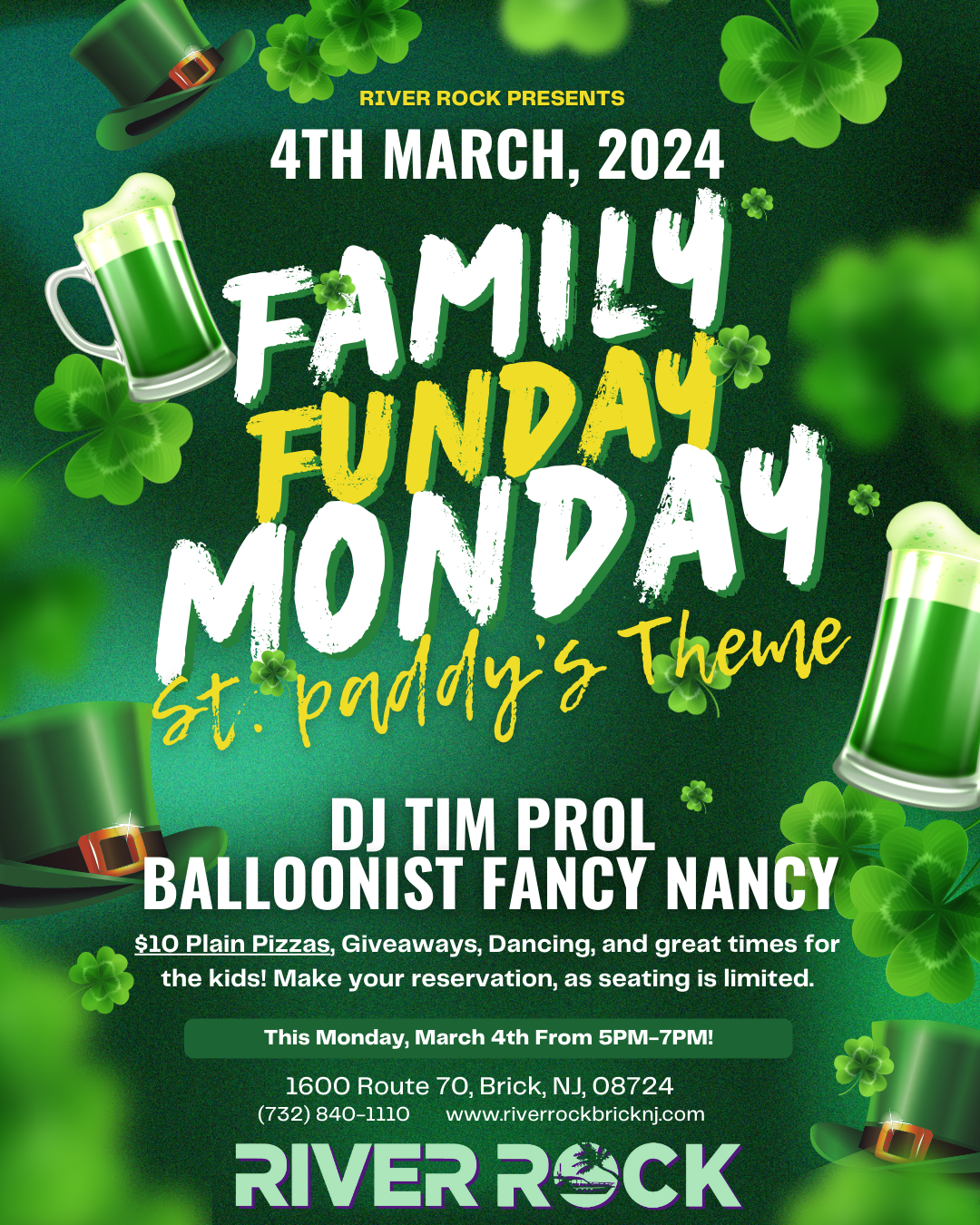 Family Funday Monday St. Paddy's Theme