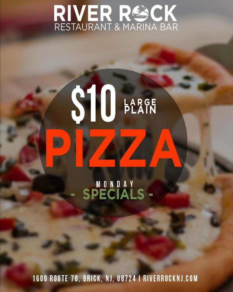 $10 LARGE PIZZA MONDAY